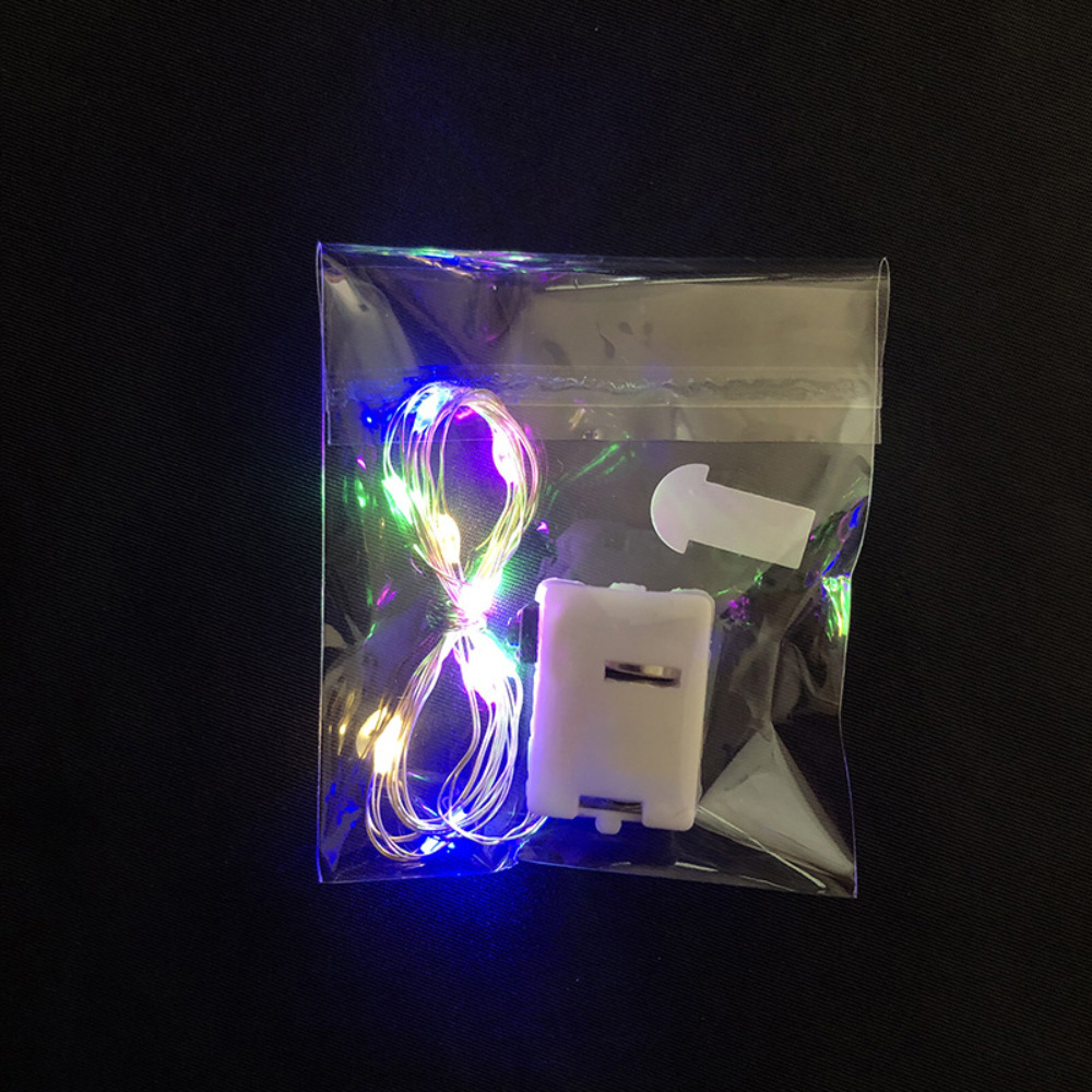 LED fairy string lights for bouquets, decorative copper wire micro lights, ambient fairy lights for crafts