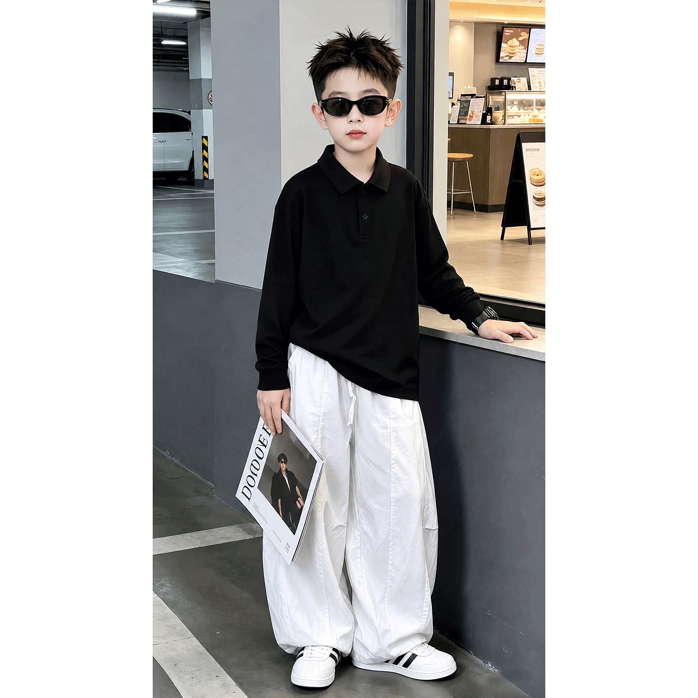 Little Gentleman Outfit 2026 Autumn New Boys' Trendy Handsome Stylish Set Children's Boy Cool Western-style Autumn Clothing